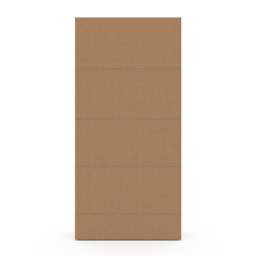 Armoire Yulia 2 portes avec étagères effet hêtre et blanc
