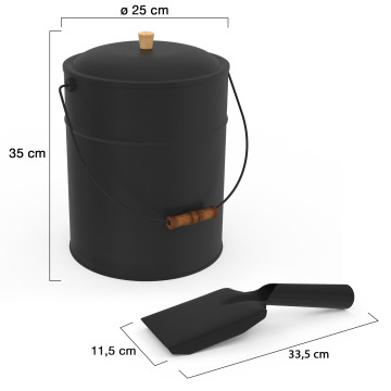 Seau à cendres 15kg