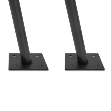 Poteaux ajustables pour voile d'ombrage - Lot de 2