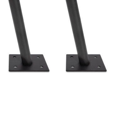 Poteaux ajustables pour voile d'ombrage - Lot de 2