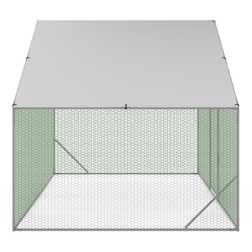 Enclos grillagé pour poules 6m² - 3x2m