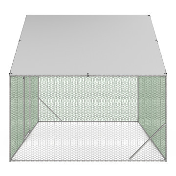 Enclos grillagé pour poules 6m² - 3x2m
