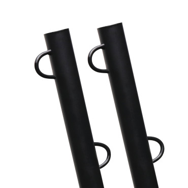 Poteaux extérieurs pour voile d'ombrage - lot de 2