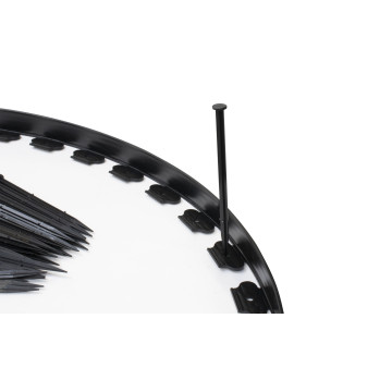 Bordurette 10m pour parterre en plastique noir