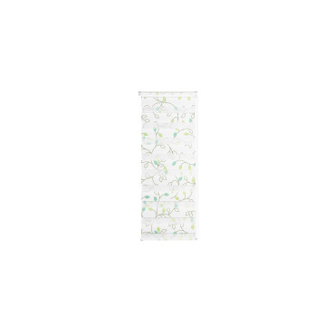 Store enrouleur Zebra 50x150cm fleurs vertes