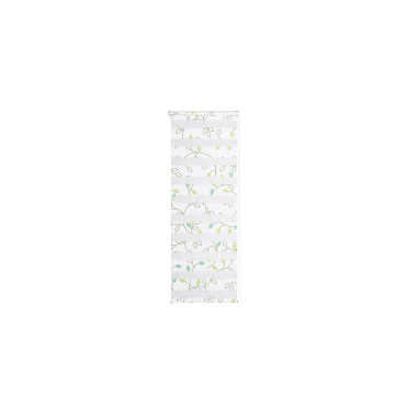 Store enrouleur Zebra 50x150cm fleurs vertes