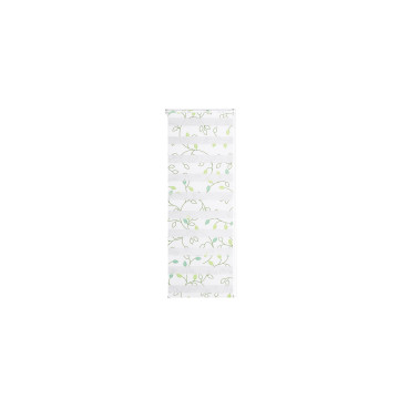 Store enrouleur Zebra 50x150cm fleurs vertes