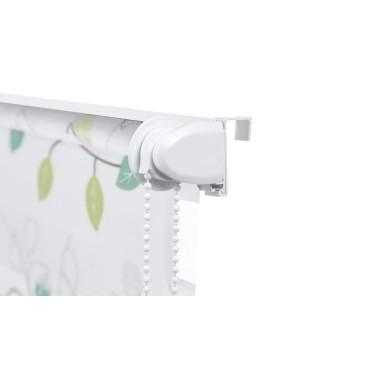 Store enrouleur Zebra 50x150cm fleurs vertes