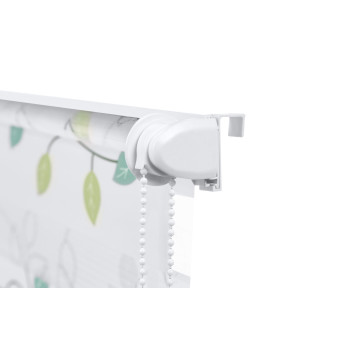 Store enrouleur Zebra 50x150cm fleurs vertes