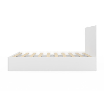 Lit Orem 140x190cm blanc tiroir coulissant