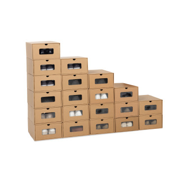 Boîtes de rangement en craft - lot de 20