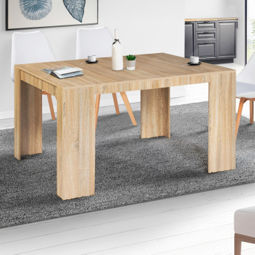 Console-table à manger extensible Nora bois 140cm