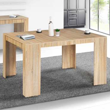 Console-table à manger extensible Nora bois 140cm