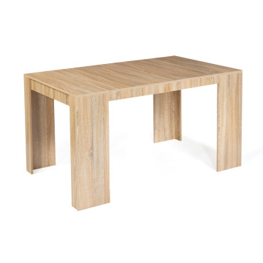 Console-table à manger extensible Nora bois 140cm