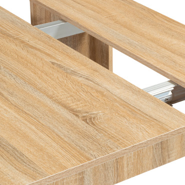 Console-table à manger extensible Nora bois 140cm