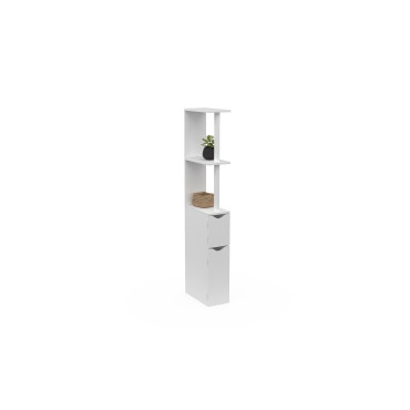 Colonne salle de bain blanche 118cm