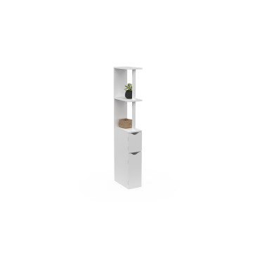 Colonne salle de bain blanche 118cm