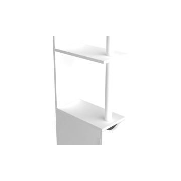 Colonne salle de bain blanche 118cm