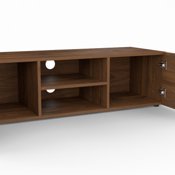 Meuble TV Kléa effet noyer 113cm