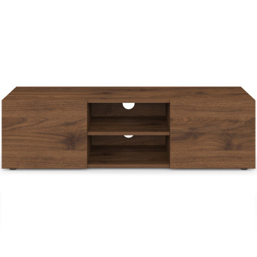 Meuble TV Kléa effet noyer 113cm
