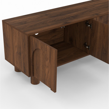 Meuble TV Arlo effet noyer 140cm