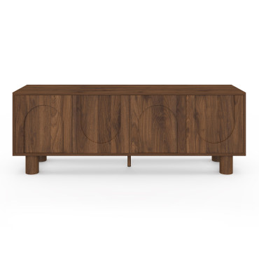 Meuble TV Arlo effet noyer 140cm