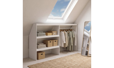 Etagère de rangement sous pente Tom XXL