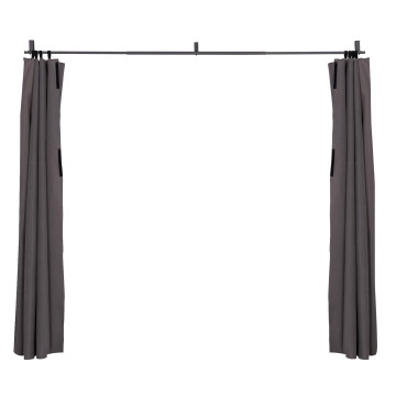 Rideau universel pour pergola gris avec tringle 3m