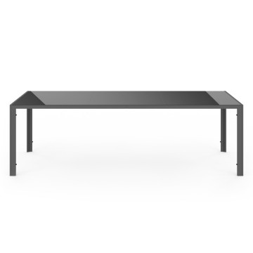 Table de jardin Formentera 240cm verre trempé