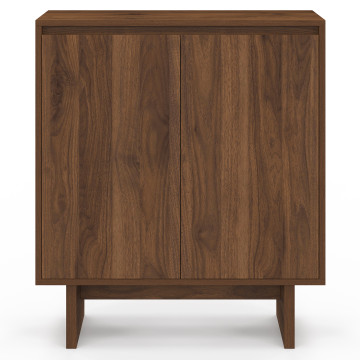 Buffet Yumi 2 portes effet noyer 70cm
