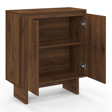 Buffet Yumi 2 portes effet noyer 70cm