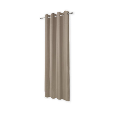 Rideaux thermiques taupe 135x240 cm - lot de 2