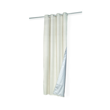 Rideaux thermiques beiges 135x240 cm - lot de 2
