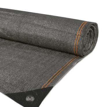 Brise vue occultant 1.8x10m 220 gr/m² gris