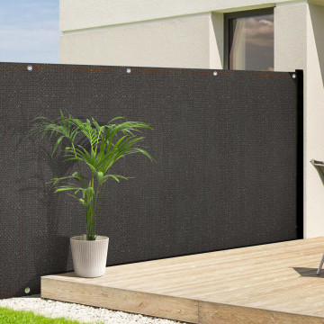 Brise vue occultant  1x10 m 220 gr/m² gris
