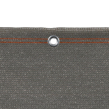 Brise vue occultant  1x10 m 220 gr/m² gris