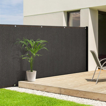Brise vue occultant 1x10 m 90 gr/m² gris