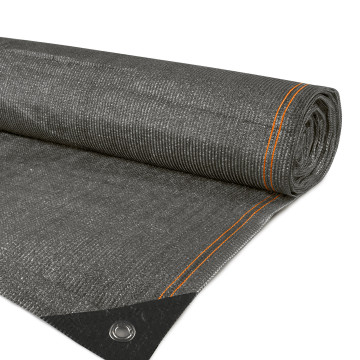 Brise vue occultant 1.8x10 m 300 gr/m² gris