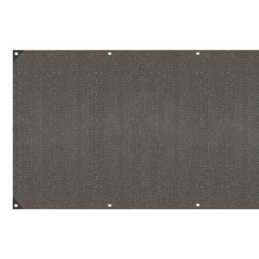 Brise vue occultant 1x5 m 300 gr/m² gris