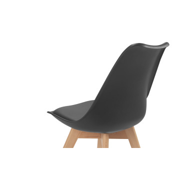 Chaises Suedia et Gabriella mix de couleurs - lot de 4