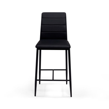 Tabourets de bar Regilux noires - lot de 2