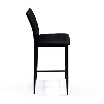 Tabourets de bar Regilux noires - lot de 2