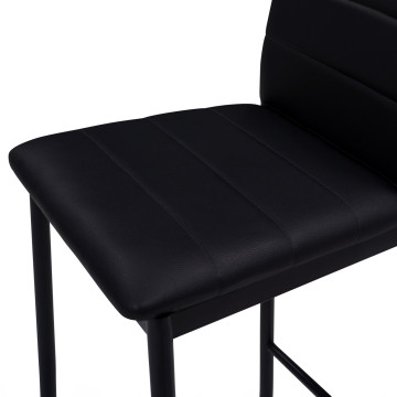 Tabourets de bar Regilux noirs - lot de 4
