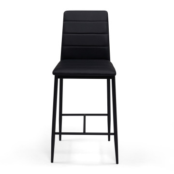 Tabourets de bar Regilux noirs - lot de 4