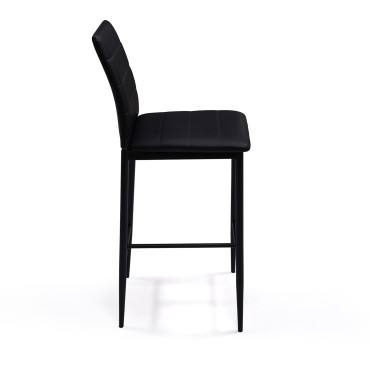Tabourets de bar Regilux noirs - lot de 4