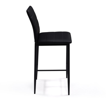 Tabourets de bar Regilux noirs - lot de 4