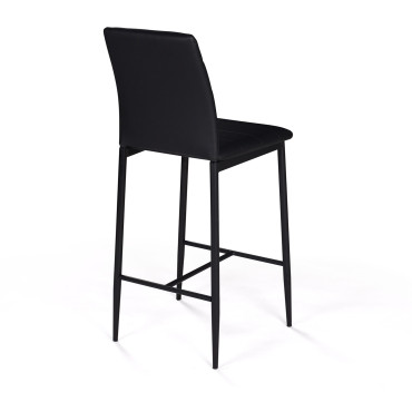 Tabourets de bar Regilux noirs - lot de 4