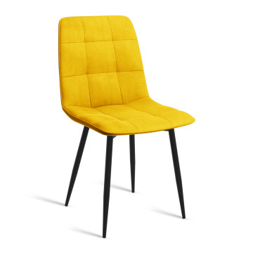  gris foncé et jaune) - lot de 6