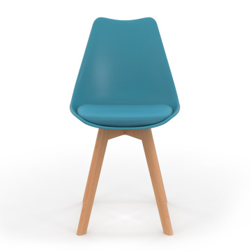 Chaises Nordia mix couleurs (blanc, gris , bleu et rose) - lot de 6