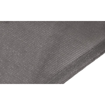 Voile d'ombrage rectangulaire gris 4x6m